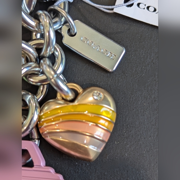 NWT COACH Key Cluster Bag Charm/Key Chain - Picture 5 of 6